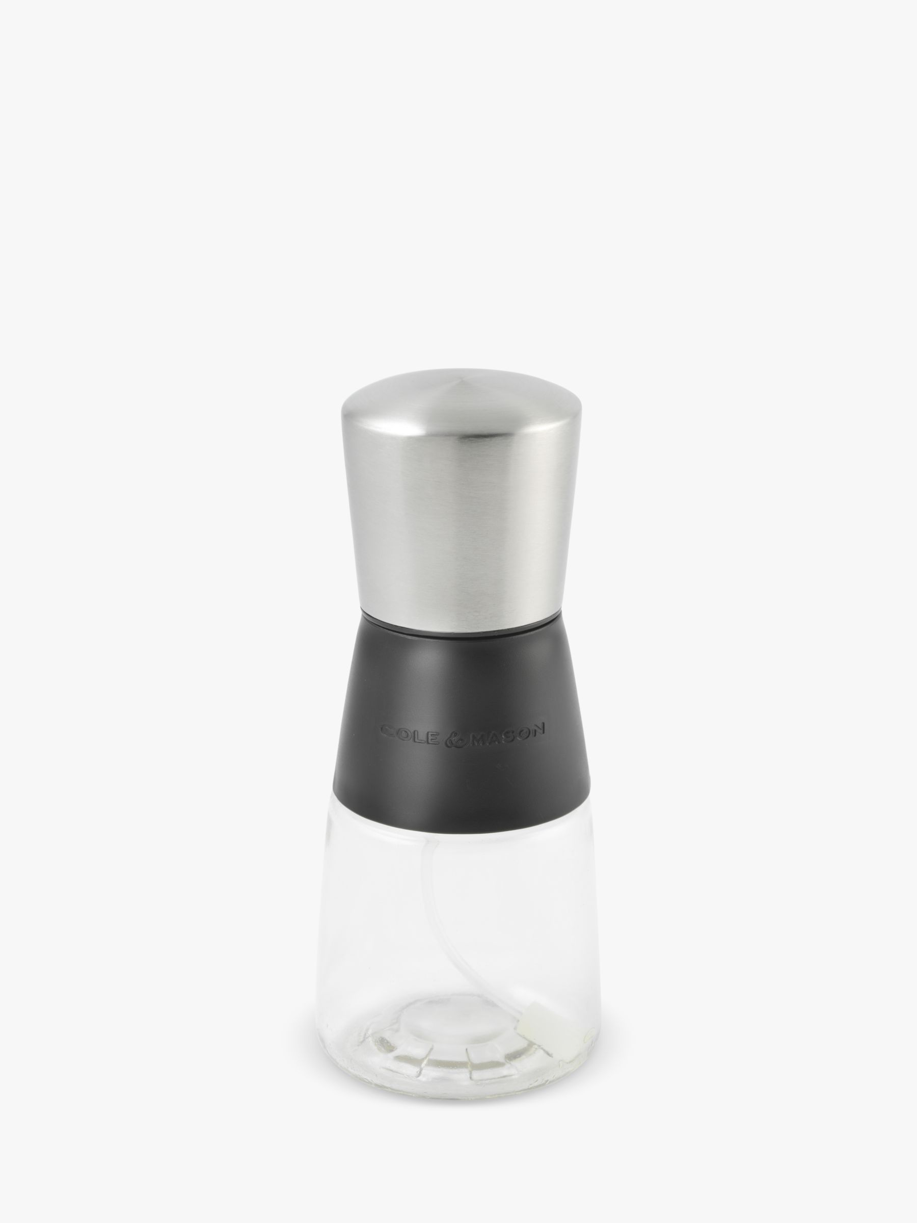 Cole & Mason Stainless Steel Oil & Vinegar Mister, Silver/Clear