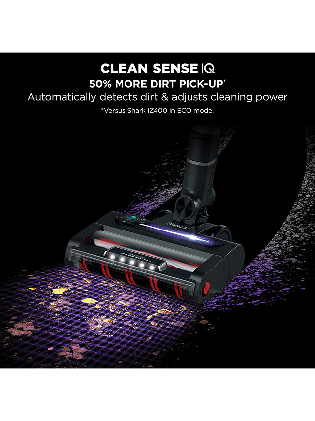 Shark Stratos IZ420UKT Pet Pro Model Cordless Stick Vacuum Cleaner with Anti Hair Wrap Plus & Clean Sense IQ, Mid Grey