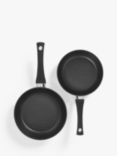 John Lewis Forged Aluminium Non-Stick Frying Pan Set, 2 Piece