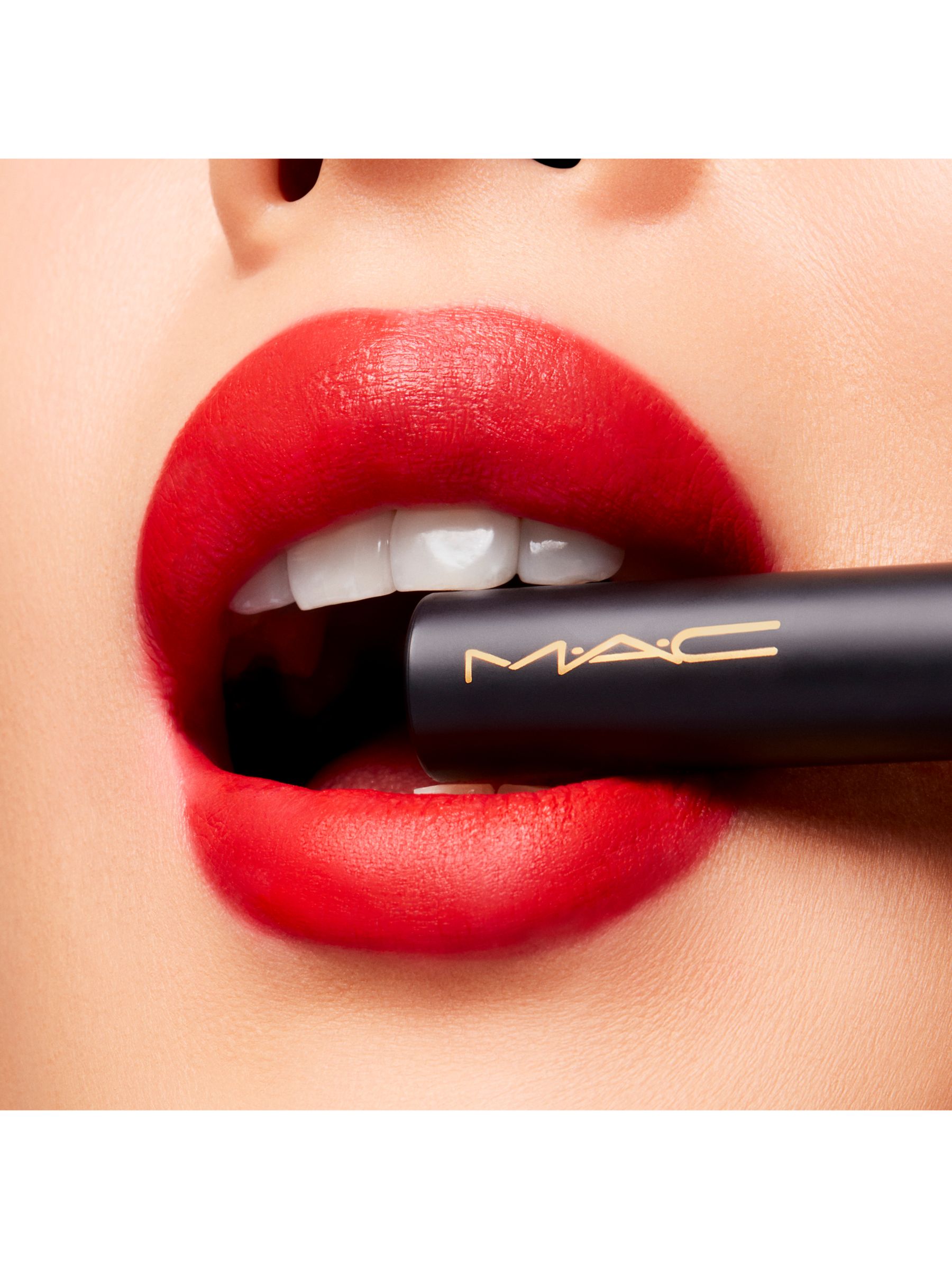 MAC Lipstick -  Powder Kiss Velvet Blur Slim Stick, Devoted To Danger 4