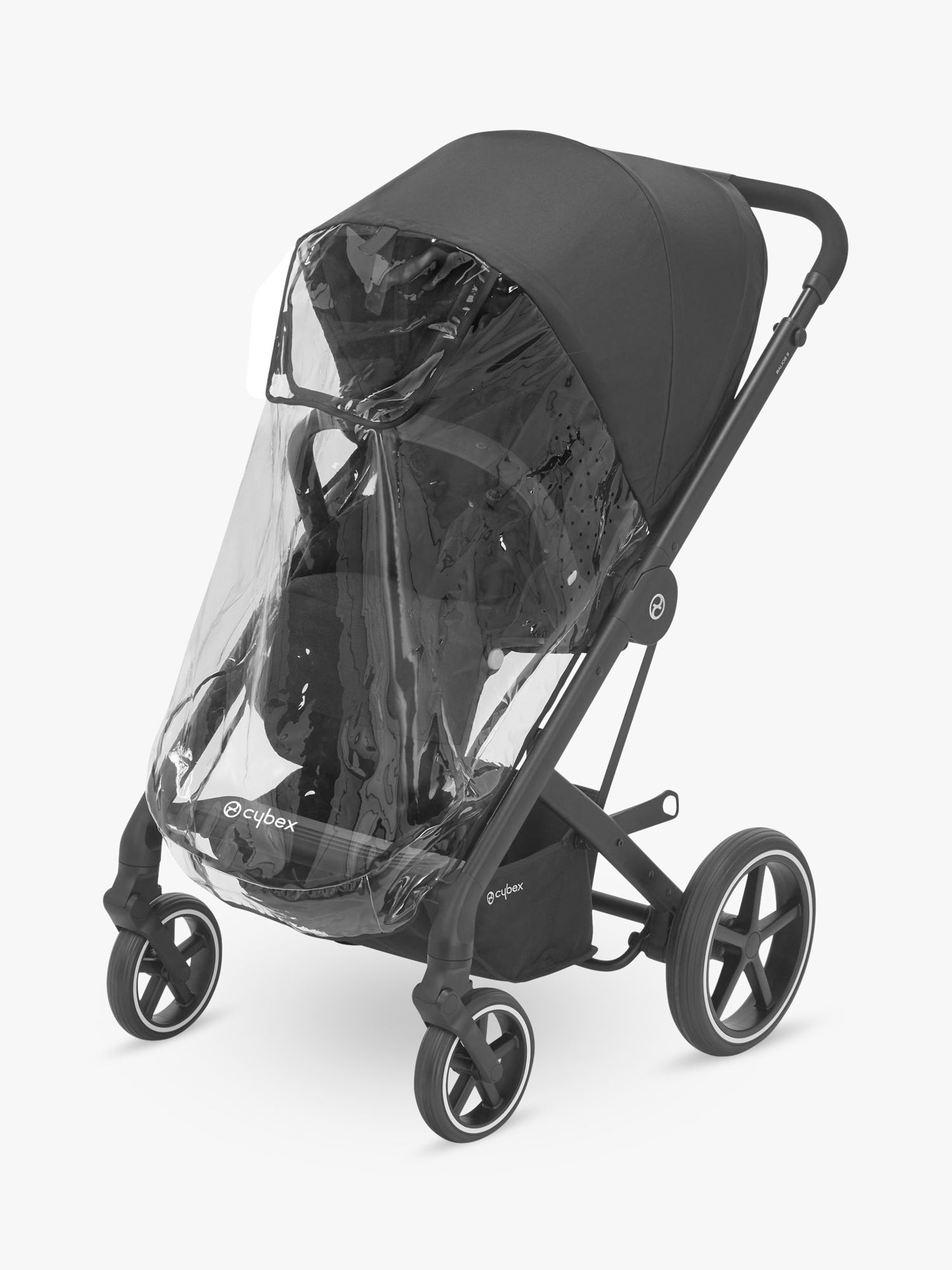  Cybex Balios S Lux 2 Stroller - Silver Frame and Moon Black  Seat : Home & Kitchen