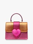 kate spade new york Bijou Leather Top Handle Cross Body Bag, Locket Pink/Multi
