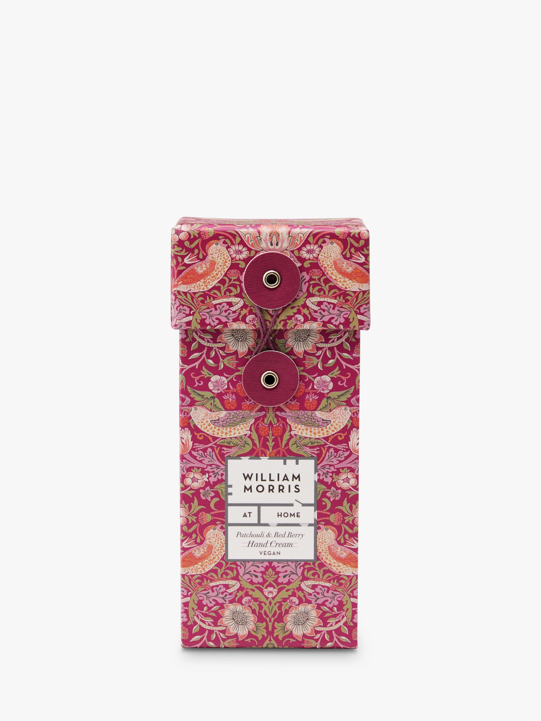 William Morris At Home Strawberry Thief Patchouli & Red Berry Hand Cream, 100ml 2
