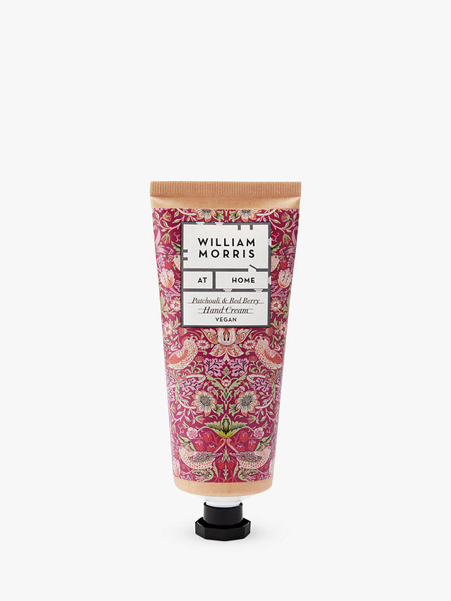 William Morris At Home Strawberry Thief Patchouli & Red Berry Hand Cream, 100ml 3