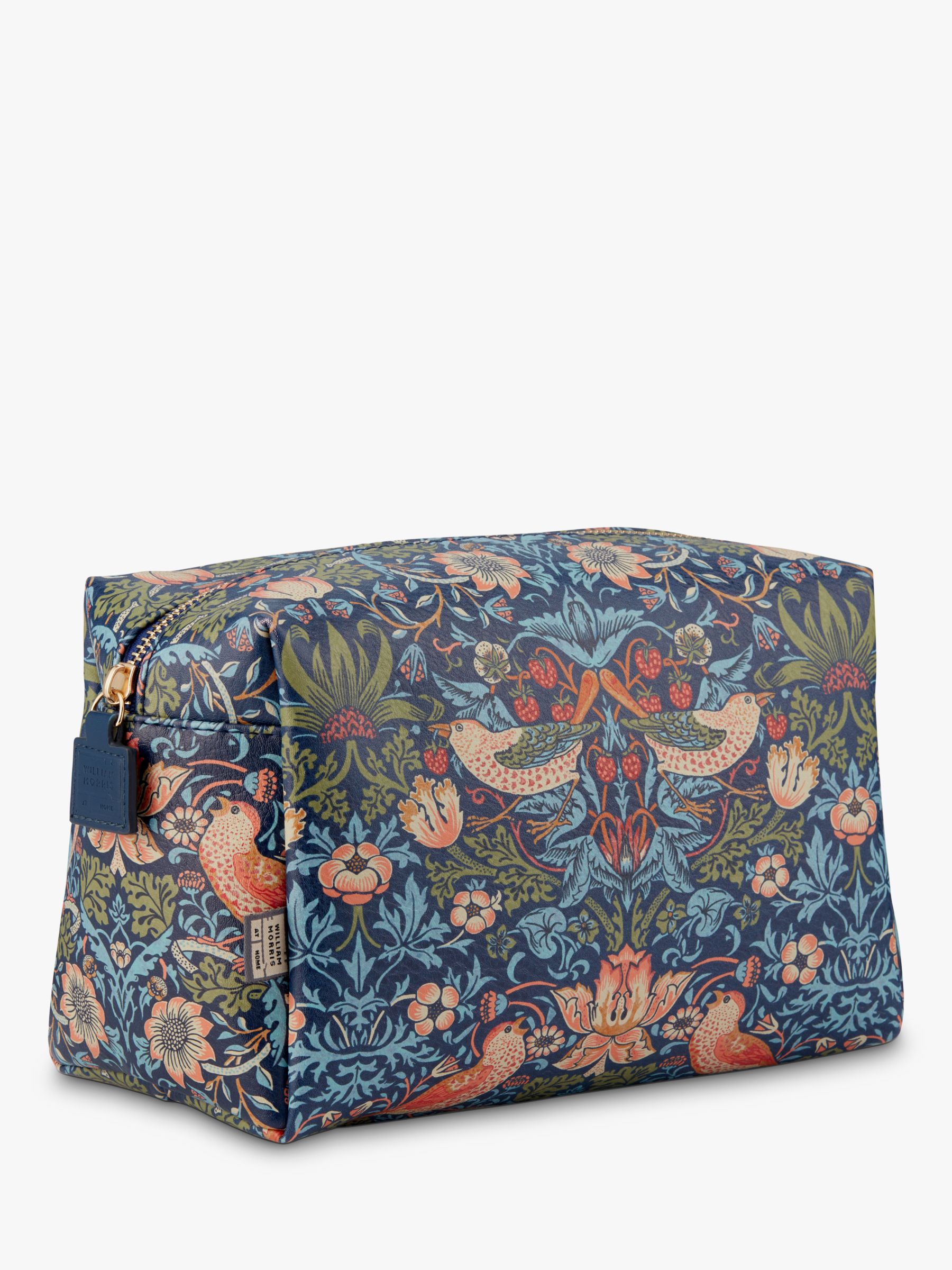 William Morris At Home Strawberry Thief Large Wash Bag 1