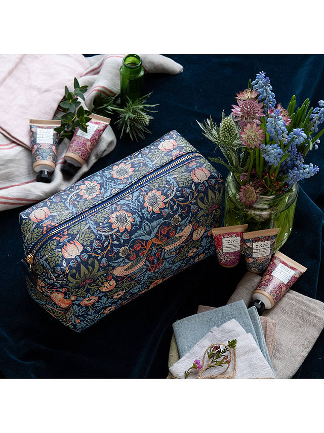 William Morris At Home Strawberry Thief Large Wash Bag 4