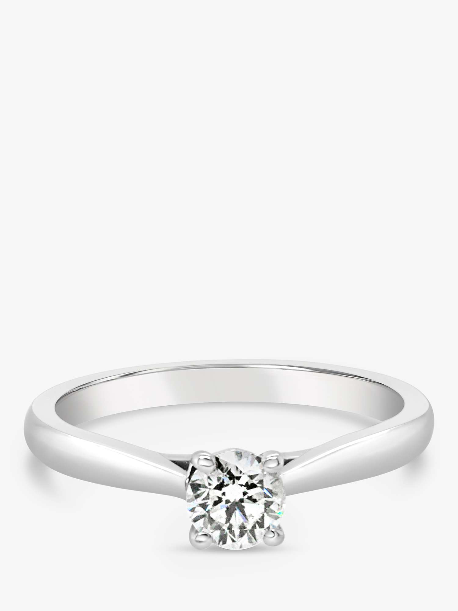 Buy Milton & Humble Jewellery Second Hand 18ct White Gold Diamond Engagement Ring Online at johnlewis.com