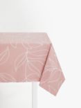 John Lewis ANYDAY Trailing Leaves PVC Tablecloth Fabric, Plaster