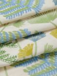 John Lewis Laurel Embroidered Furnishing Fabric, Tranquil Blue