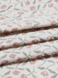 John Lewis Scallop Floral Furnishing Fabric, Plaster