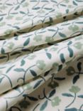 John Lewis Scallop Floral Furnishing Fabric, Linden