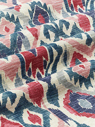 John Lewis Maya Ikat Furnishing Fabric, Soft Teal