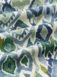 John Lewis Maya Ikat Furnishing Fabric, Woodland Green