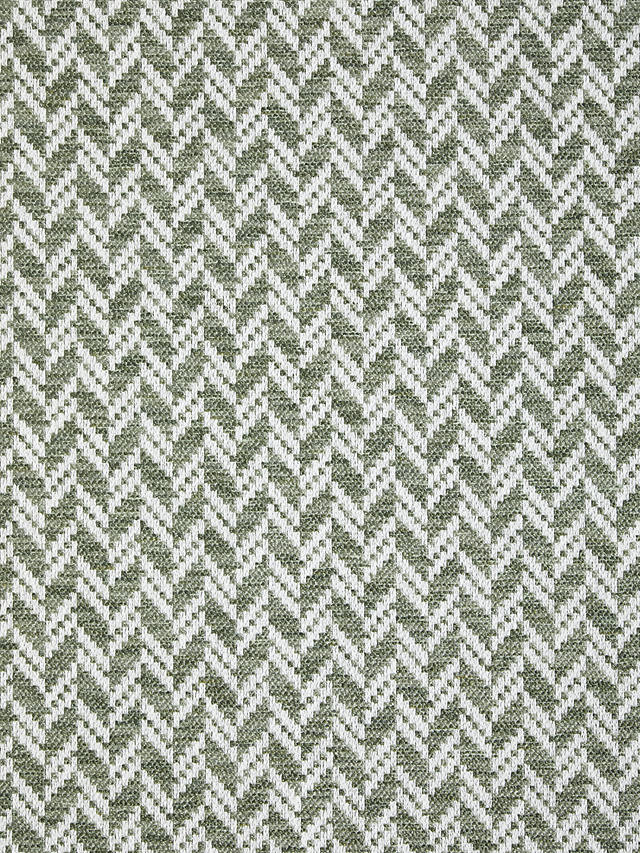 John Lewis Split Chevron Furnishing Fabric, Sage Green
