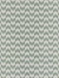 John Lewis Rift Zig Zag Furnishing Fabric, Green