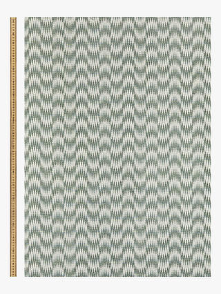 John Lewis Rift Zig Zag Furnishing Fabric, Green