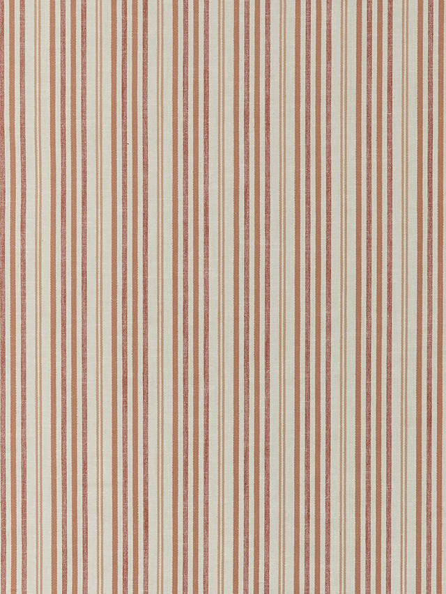 John Lewis Ottoman Stripe Furnishing Fabric, Terracotta