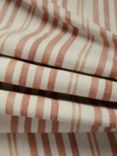 John Lewis Ottoman Stripe Furnishing Fabric, Terracotta