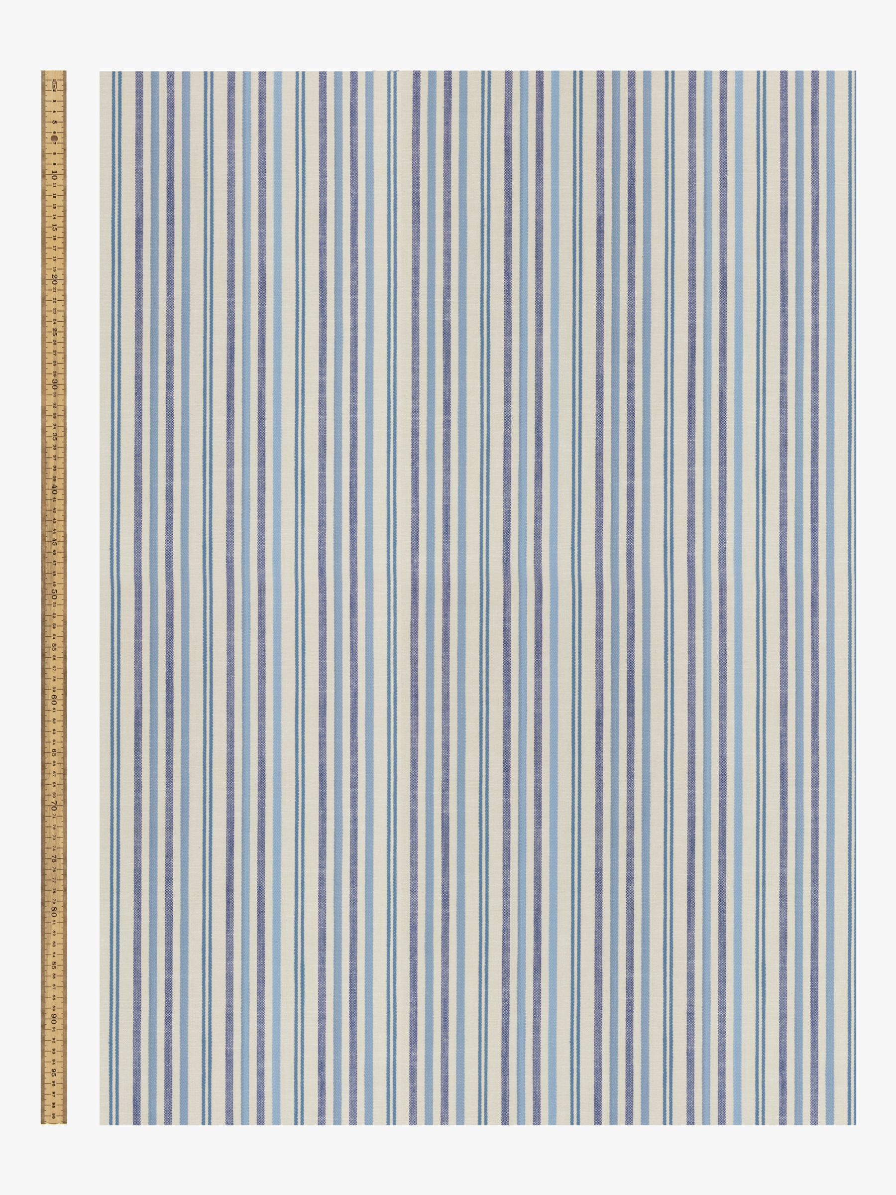 John Lewis Ottoman Stripe Furnishing Fabric, Blue