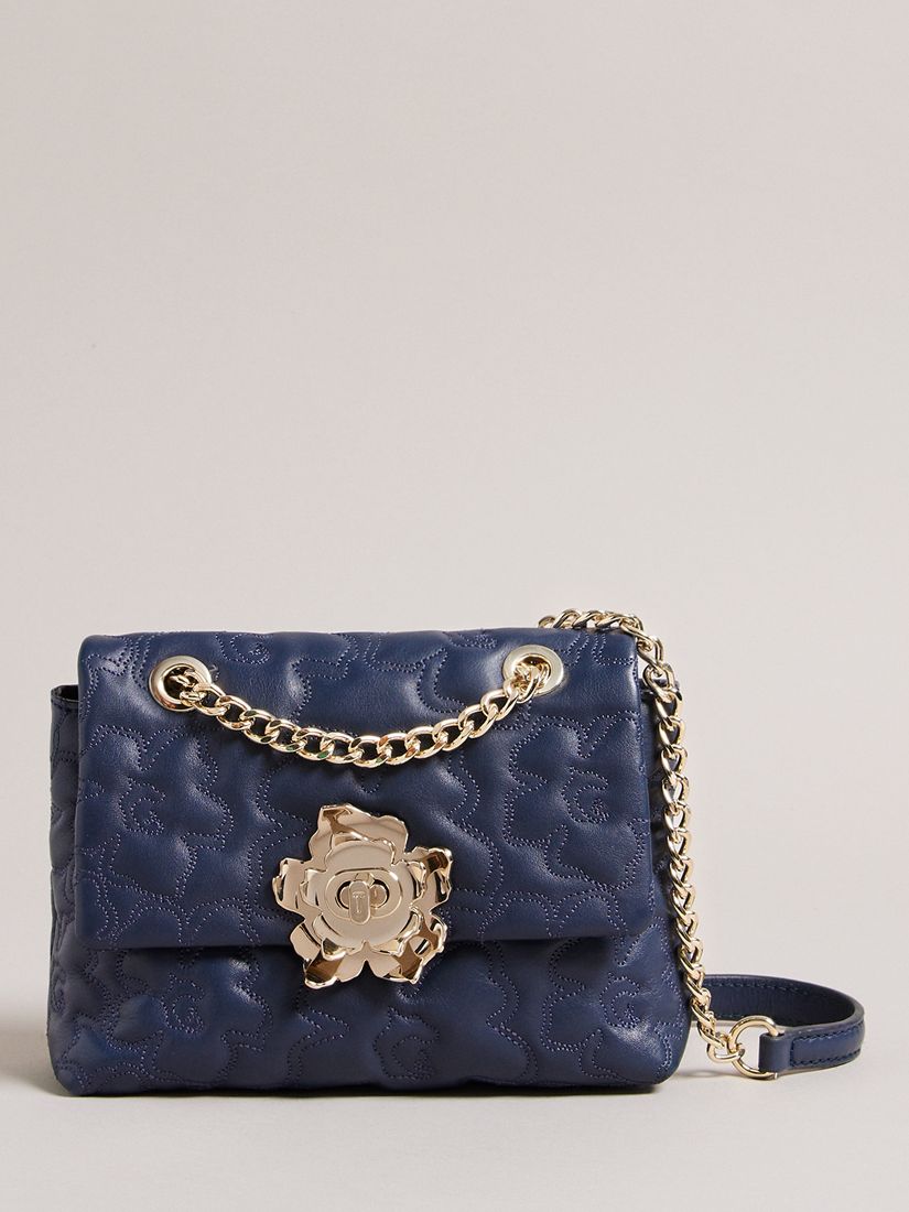 Ted Baker Chain-Link Leather Crossbody Bag