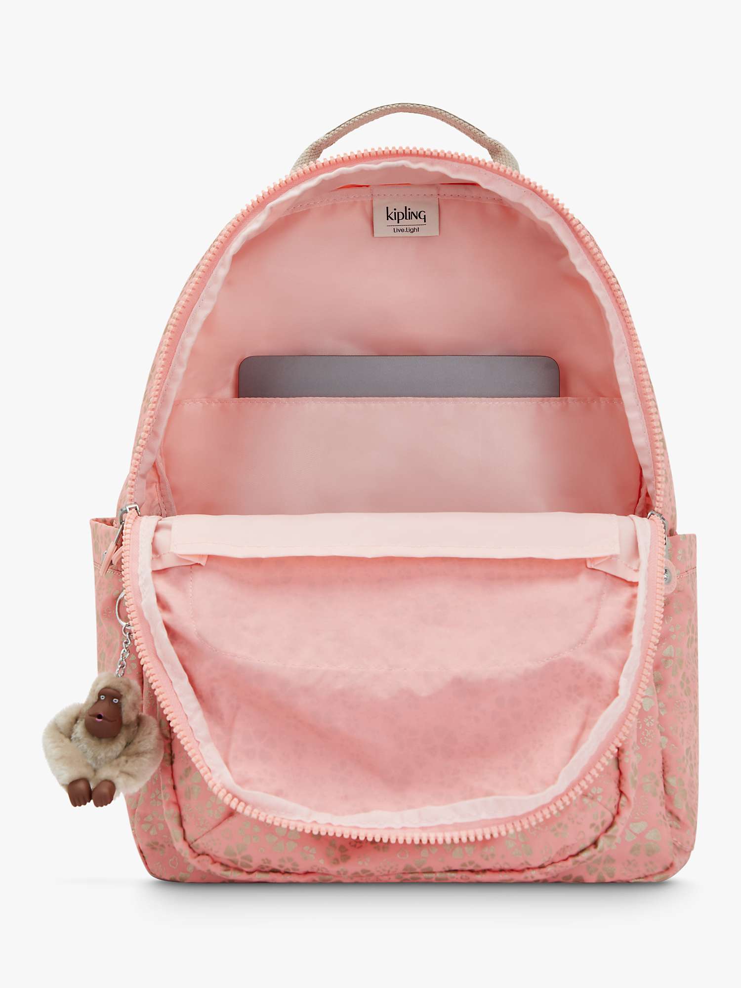 Buy Kipling Seoul Large Backpack, Sweet MetFloral Online at johnlewis.com