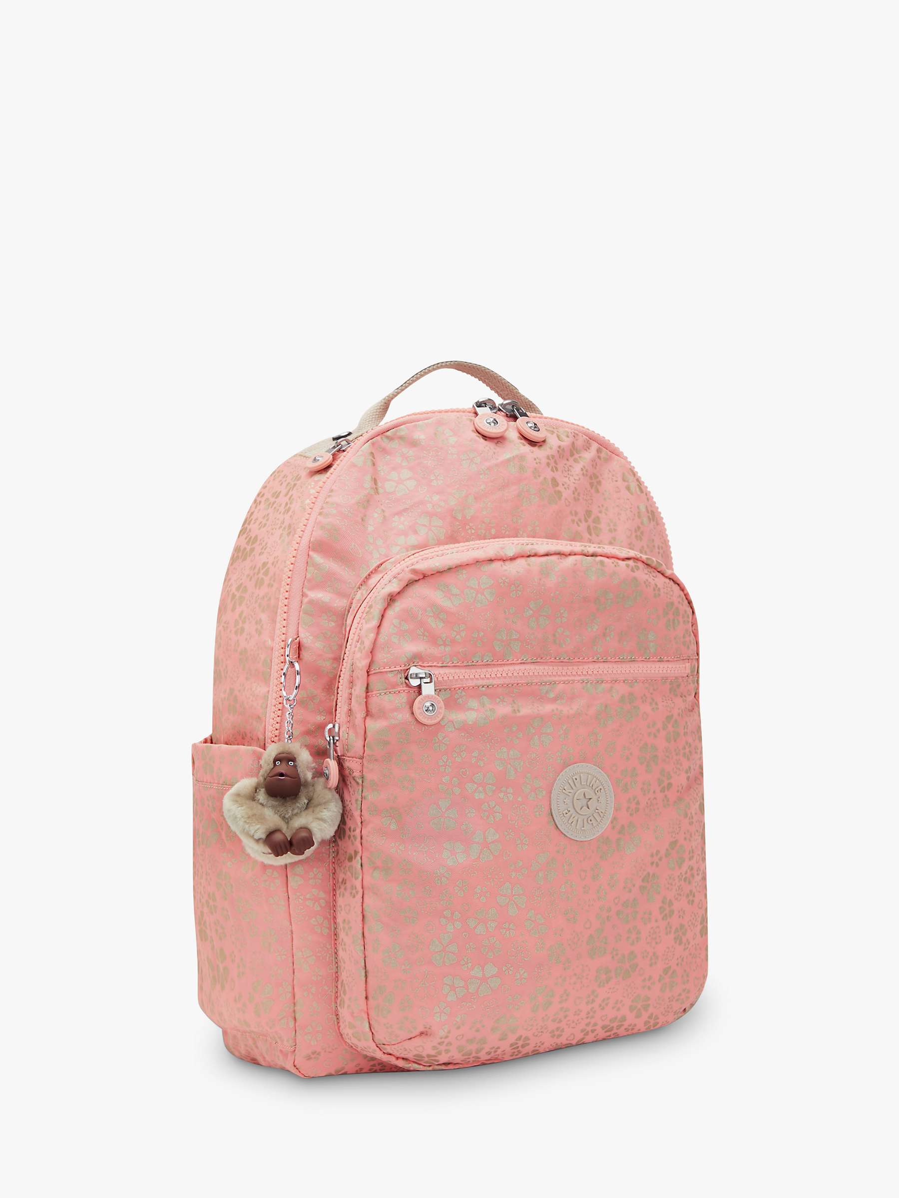 Buy Kipling Seoul Large Backpack, Sweet MetFloral Online at johnlewis.com