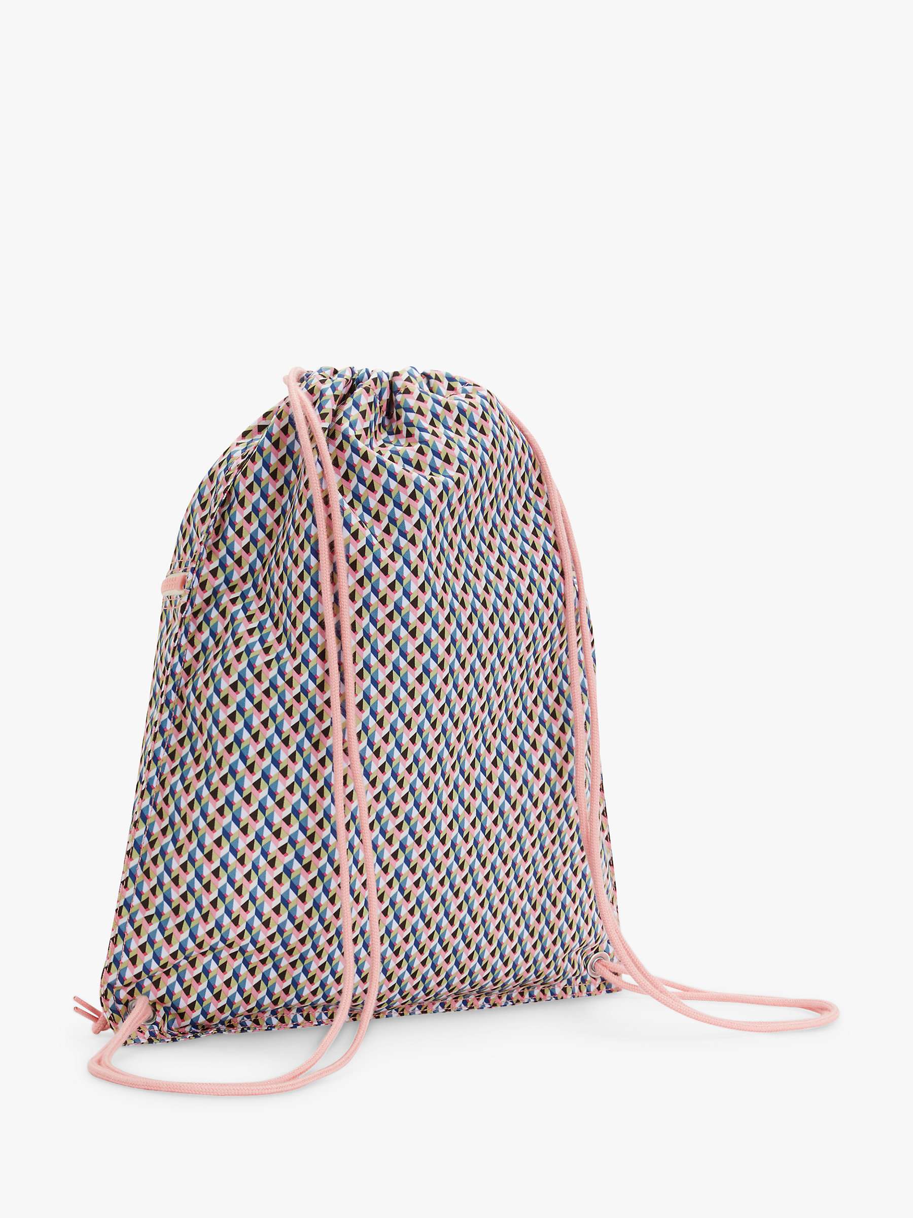 Buy Kipling Kids’ Supertaboo School Drawstring Backpack, Girly Geo Online at johnlewis.com