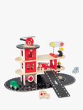 Janod Wooden Fire Station Playset