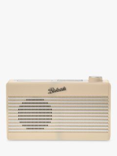 Roberts Rambler Mini DAB/DAB+/FM Bluetooth Digital Radio, Pastel Cream