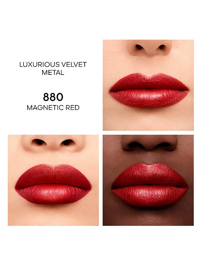 Guerlain Rouge G Luxurious Velvet Metal Lipstick, 880 Magnetic Red 4