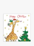 Woodmansterne Two Giraffes Christmas Card