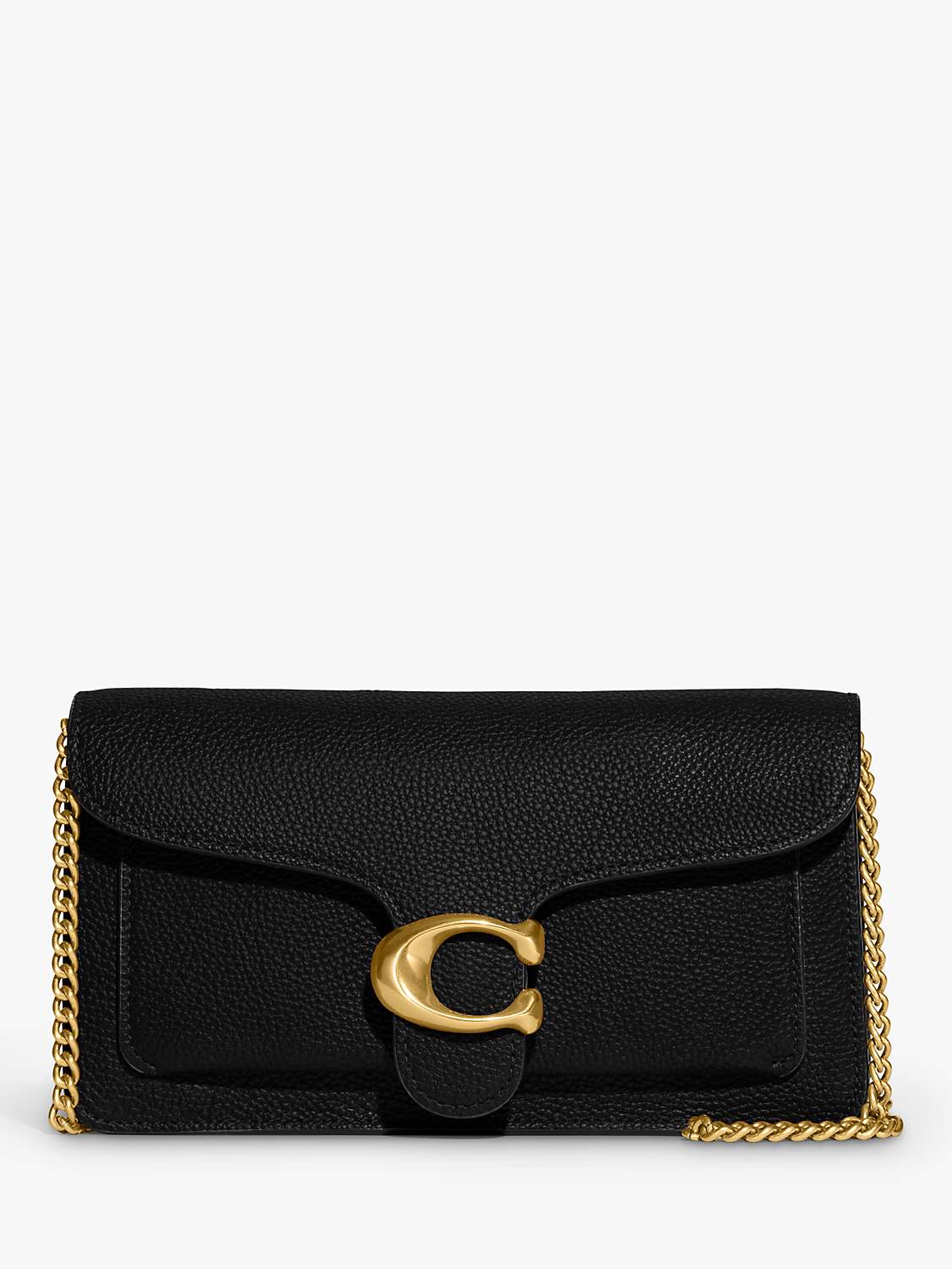 Buy Coach Tabby Chain Leather Clutch Bag Online at johnlewis.com
