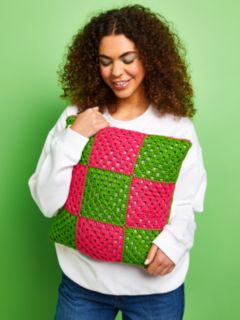 Sirdar Kith & Kin Granny Squares Cushion Crochet Kit