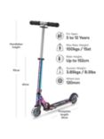Micro Scooters Sprite Neochrome LED Scooter, Multi