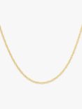 IBB 9ct Yellow Gold Long Twist Link Chain Necklace, Gold