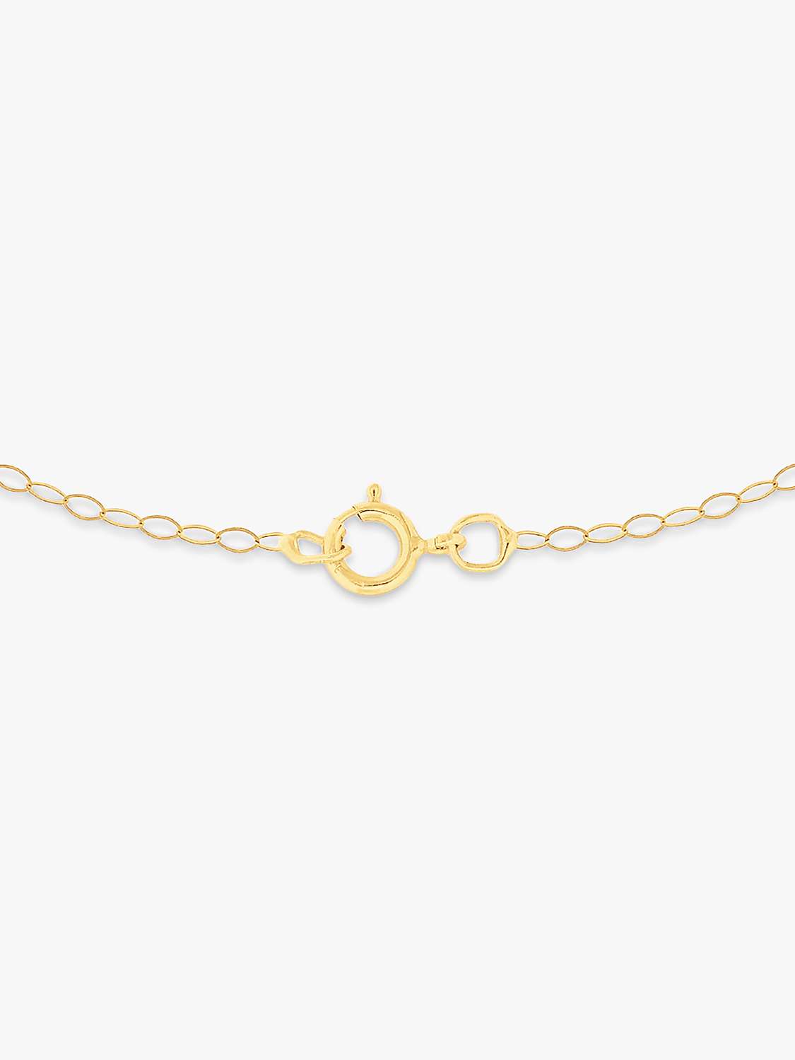 Buy IBB 9ct Yellow Gold Long Loose Link Chain Necklace, Gold Online at johnlewis.com