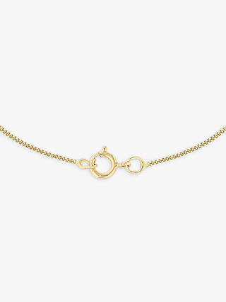 IBB 9ct Yellow Gold Long Curb Link Chain Necklace, Gold