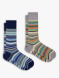 Paul Smith Signature Stripe Socks, Pack of 2, One Size, Multi