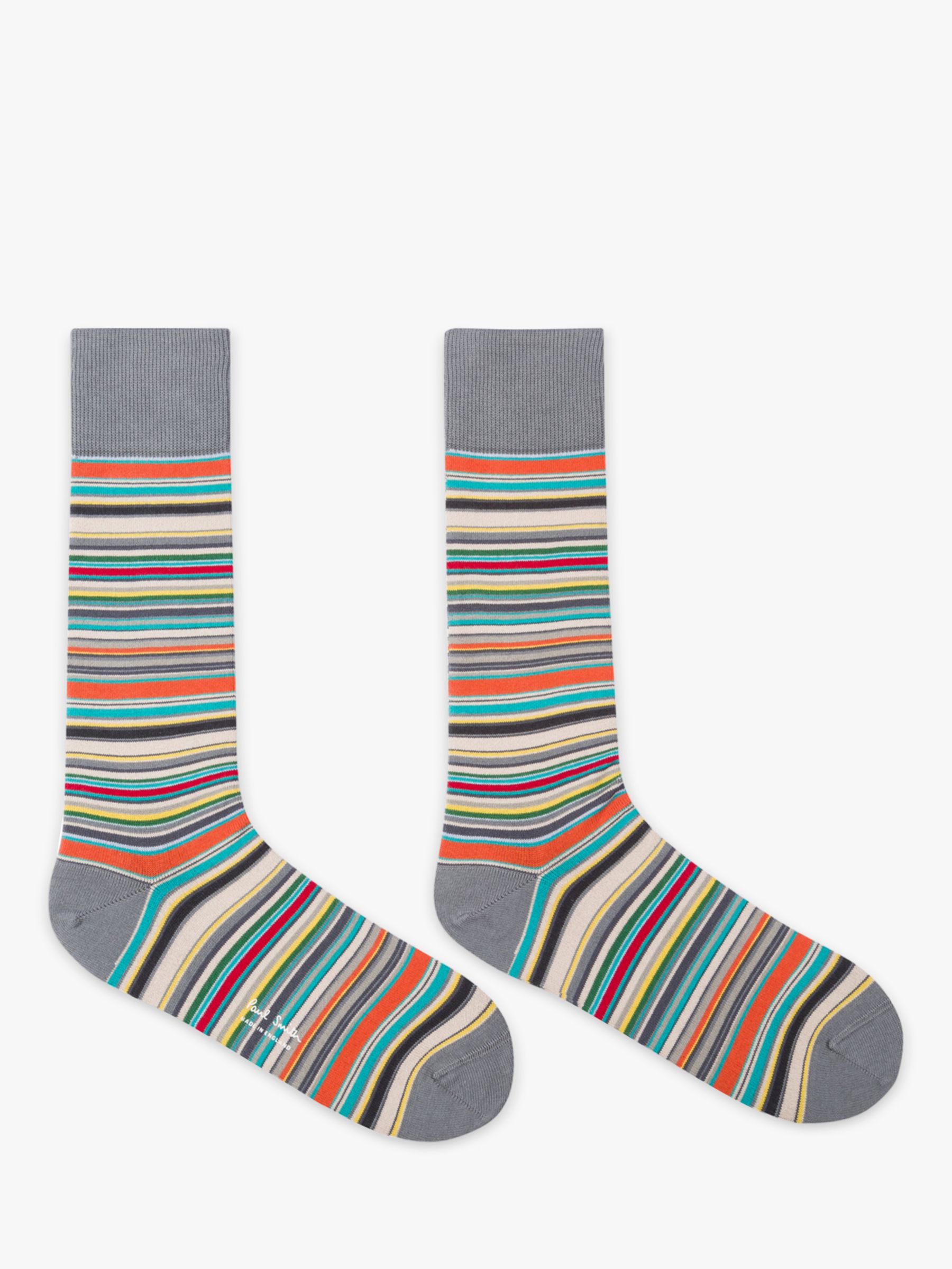 Buy Paul Smith Signature Stripe Socks, Pack of 3, One Size, Multi Online at johnlewis.com