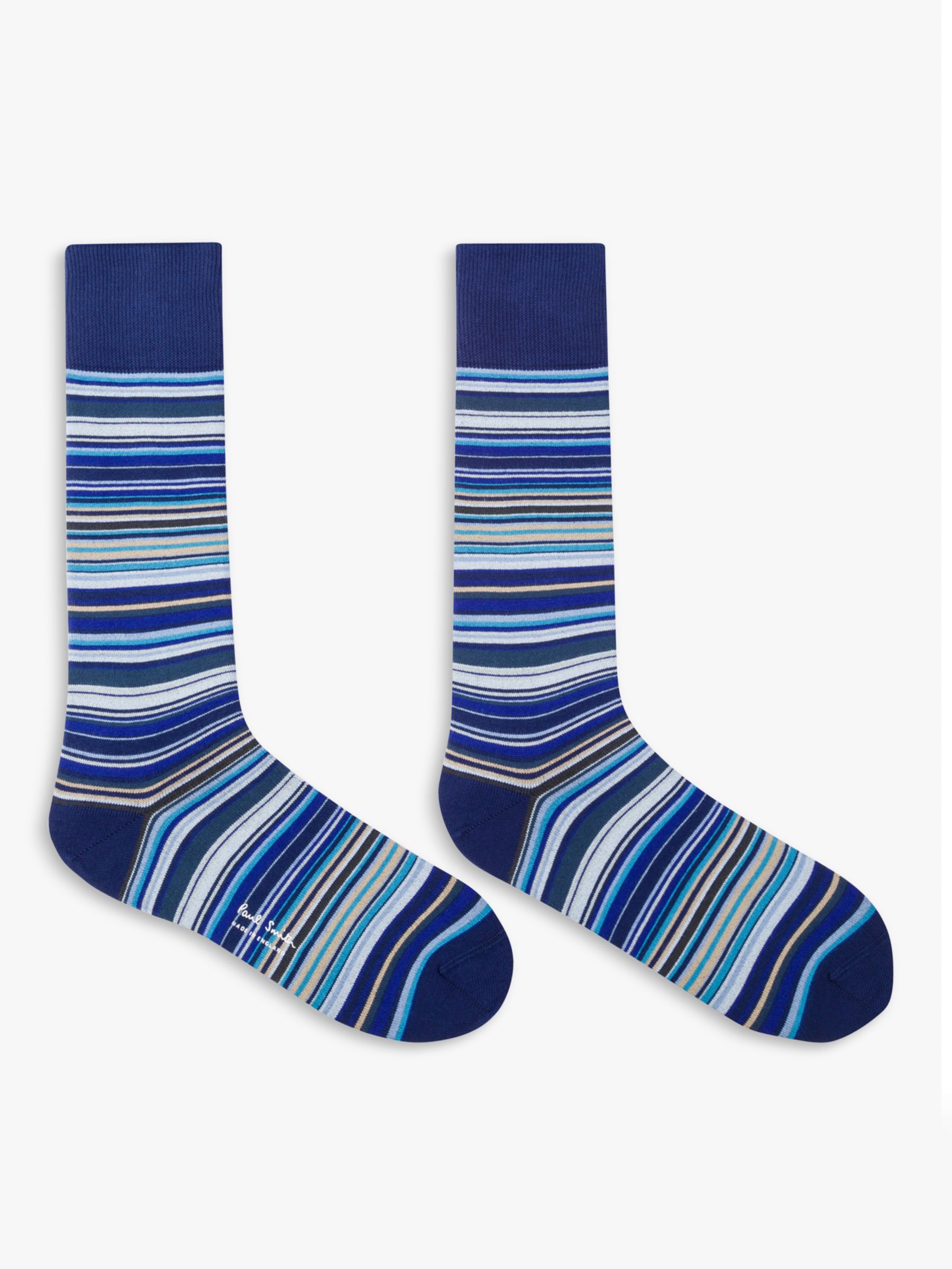 Buy Paul Smith Signature Stripe Socks, Pack of 3, One Size, Multi Online at johnlewis.com