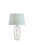 Laura Ashley Beckworth Petite Table Lamp, Nickel