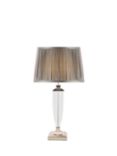 Laura Ashley Carson Grande Crystal Table Lamp, Polished Nickel