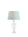 Laura Ashley Meredith Petite Glass Table Lamp, Clear
