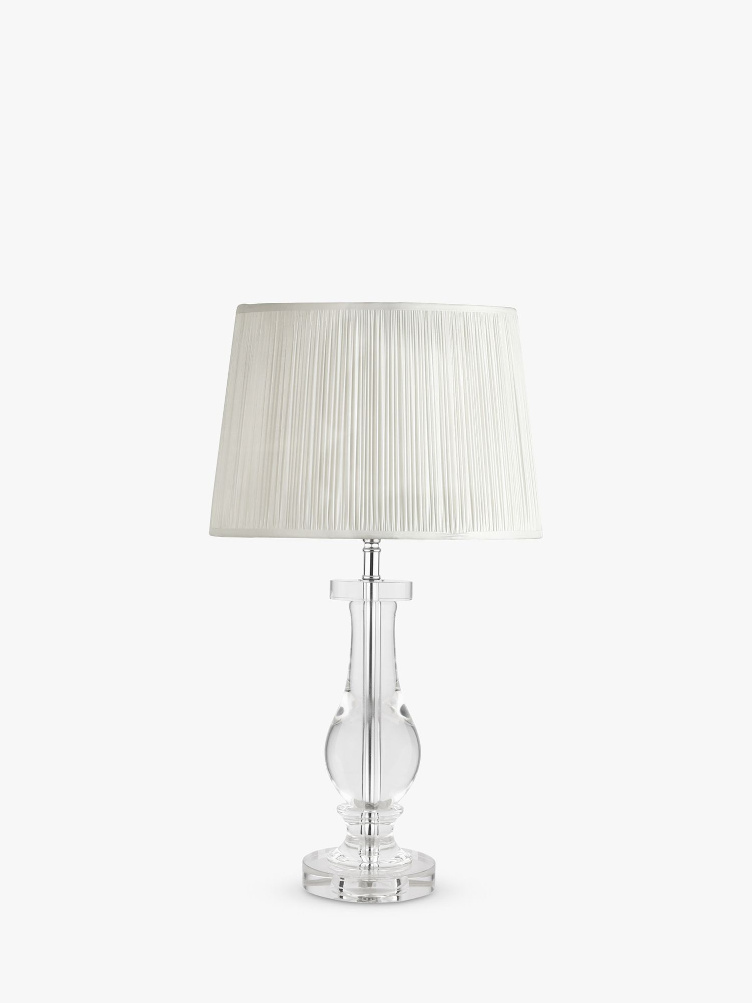 Photo of Laura ashley mya solid glass table lamp clear