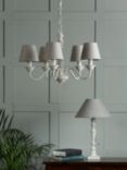 Laura Ashley Tate 5 Arm Ceiling Light, White