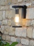 Laura Ashley Arthur Outdoor Wall Light, Black