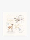 The Proper Mail Company Deer Looking at the Moon Daughter Christmas Card