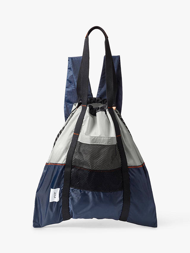 Ally Capellino Harvey Convertible Packable Backpack, Navy/Grey