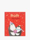 Paperlink Penguins Amazing Mum Christmas Card
