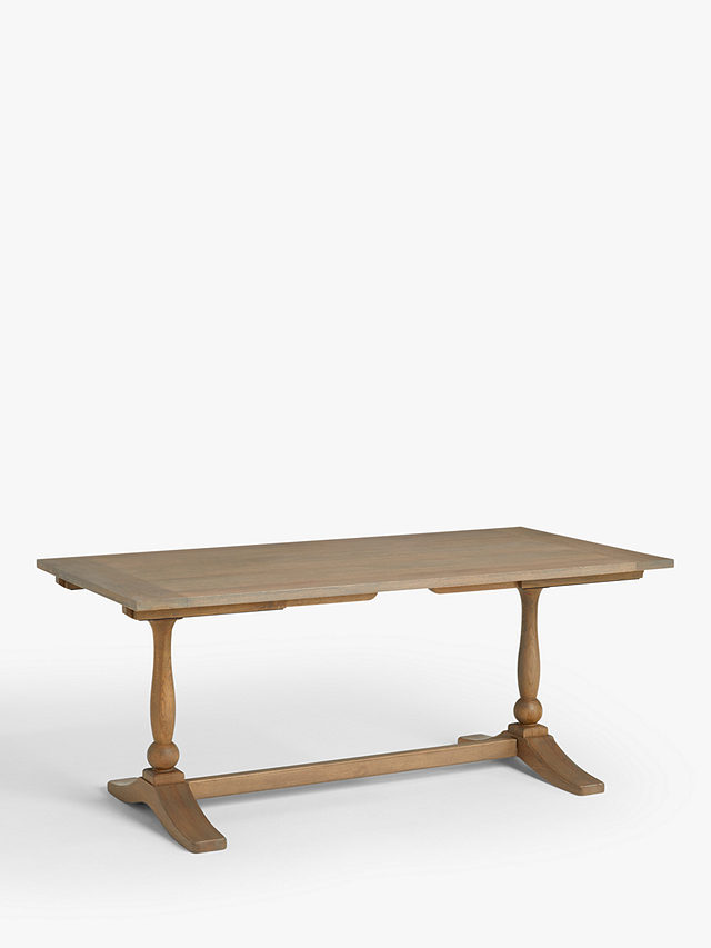 John Lewis Clemence 6-8 Seater Extending Dining Table, Greyed Oak